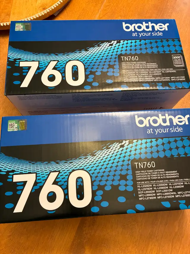NEW OEM Brother TN760 Toner