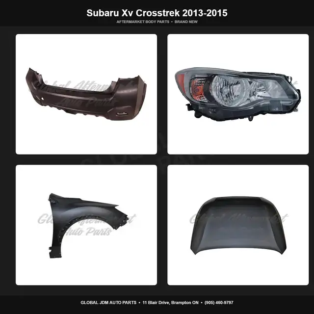 Subaru Xv Crosstrek 2013-2015 Mirror Hood Grille Fender