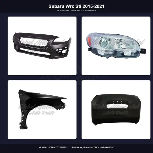 Subaru Wrx Sti 2015-2021 Fender Mirror Bumper Absorber Hood