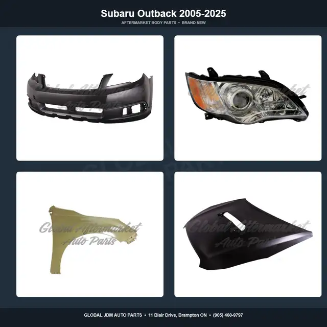 Subaru Outback 2005-2025 Fender Mirror Bumper Hood Grille