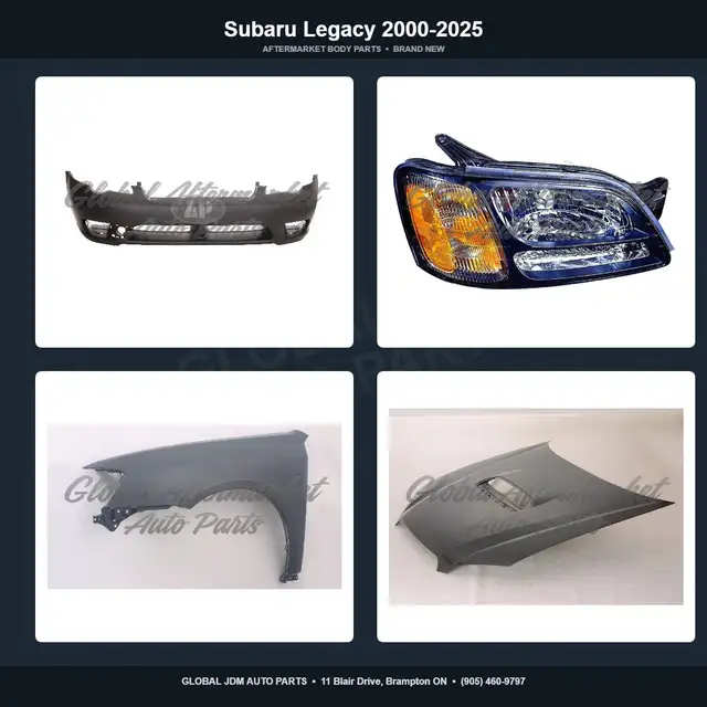 Subaru Legacy 2000-2025 Mirror Hood Fender Bumper Absorber