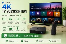 4K Internet TV Subscription