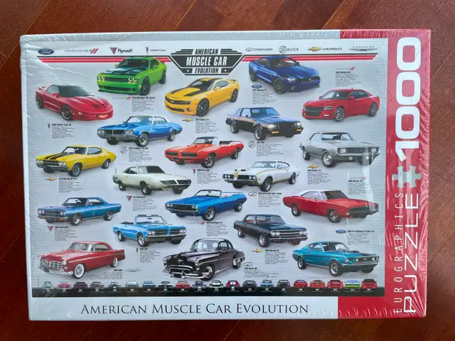 Eurographics American Muscle Car Evolution 1000-Piece Puzzle