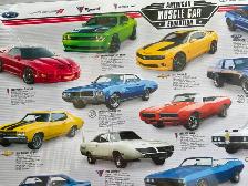 Eurographics American Muscle Car Evolution 1000-Piece Puzzle - Photo 2