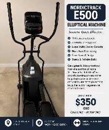 NordicTrack E500 Elliptical Machine