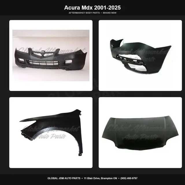 Acura Mdx 2001-2025 Absorber Bumper Mirror Fender Grille