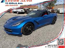2015 Chevrolet Corvette 2dr Stingray Conv w/2LT 2015 corvette ma