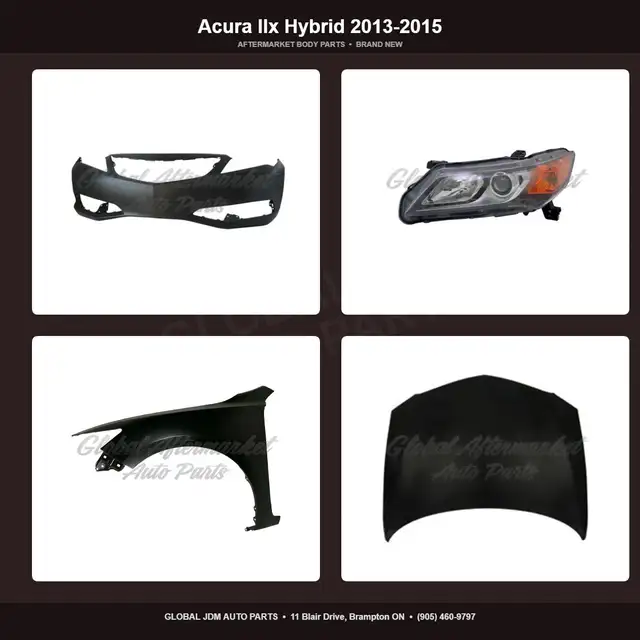 Acura Ilx Hybrid 2013-2015 Bumper Mirror Fender Grille Hood