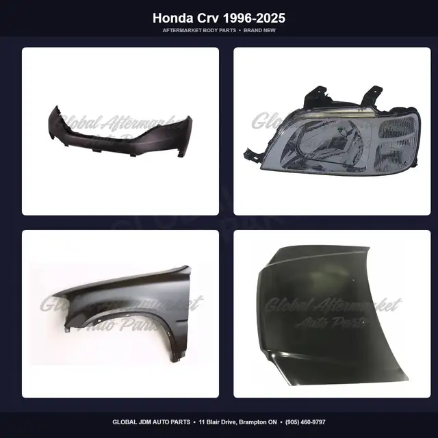 Honda Crv 1996-2025 Bumper Hood Grille Fender Mirror