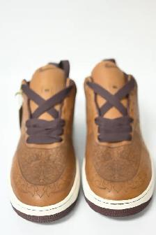 Nike Air Force 1 Low EI Dorado Lasered Mark Smith Heat Mens 10 - Photo 5