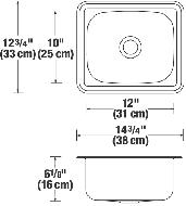 Novanni Pro SS Bar Sink - Photo 2