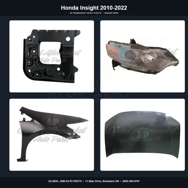 Honda Insight 2010-2022 Grille Bumper Hood Fender Mirror