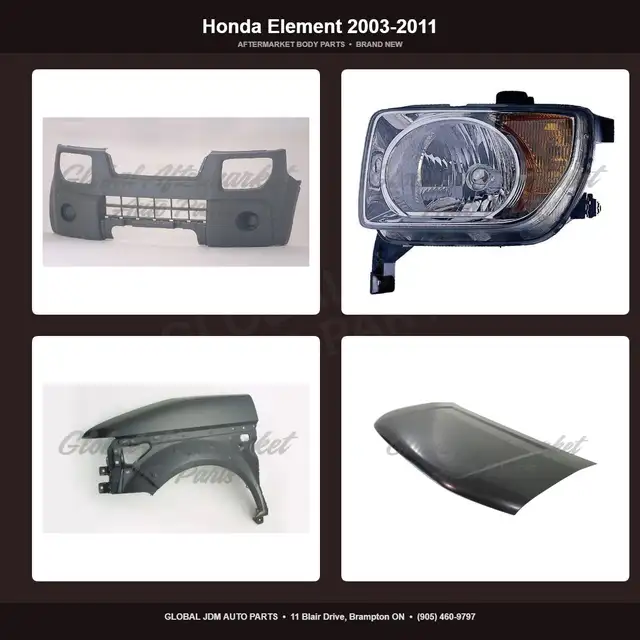 Honda Element 2003-2011 Mirror Bumper Hood Fender Headlights