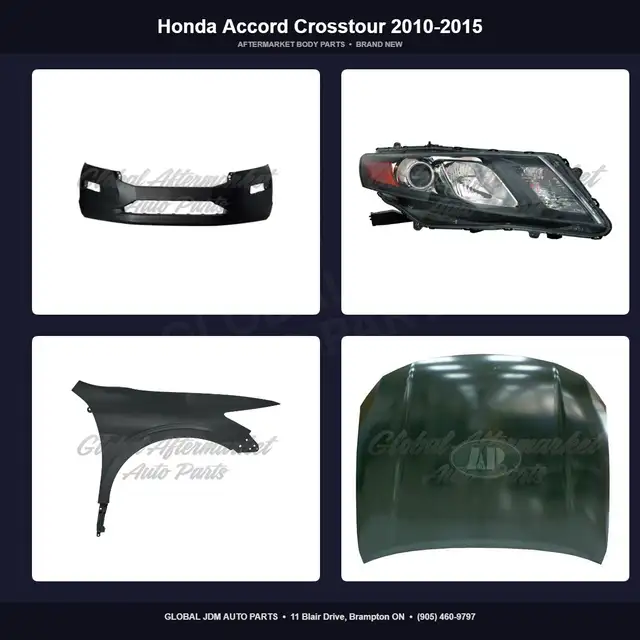 Honda Accord Crosstour 2010-2015 Grille Fender Bumper Hood