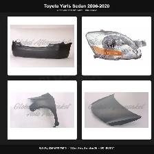 Toyota Yaris Sedan 2006-2020 Hood Grille Fender Bumper
