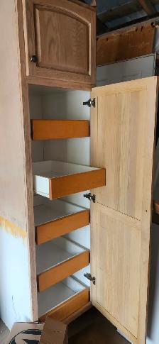Corner cabinets, island & tall pantry with countertops - Photo 8