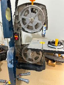 Drill press, band saw, sanders