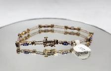 14k / 10k Solid Gold Bracelets: Diamonds, Amethyst 4 Available - Photo 3