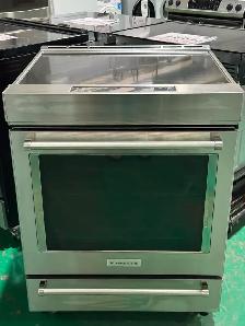 KitchenAid Induction Slide-In Stove KSIB900ESS2 (S4332) $685