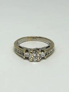 19k trilogy Diamond Ring