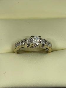 19k trilogy Diamond Ring - Photo 2