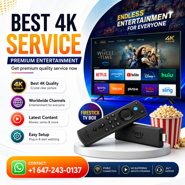 Latest 4k TV Connection with No buffering