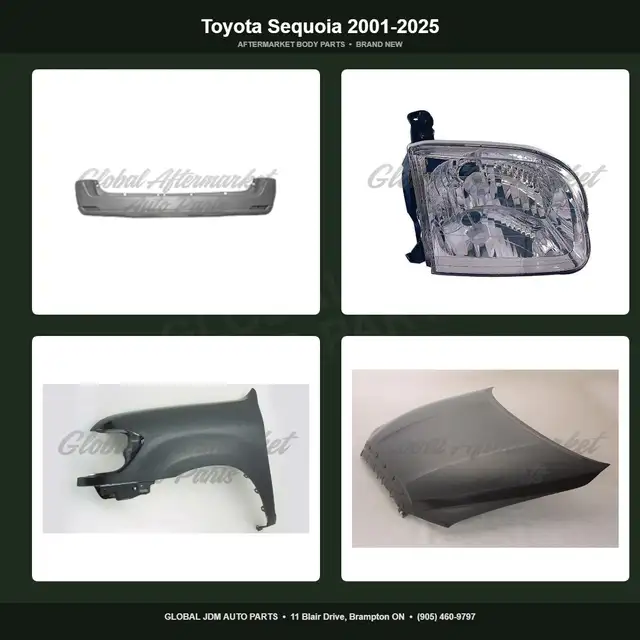 Toyota Sequoia 2001-2025 Grille Fender Bumper Hood Mirror