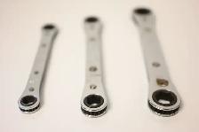 Snap-On 3 Piece Double Box End Ratcheting Wrench Set Used Good - Photo 3