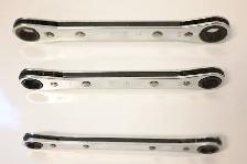 Snap-On 3 Piece Double Box End Ratcheting Wrench Set Used Good - Photo 10
