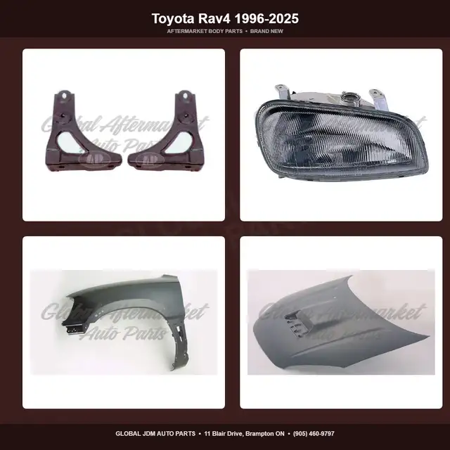 Toyota Rav4 1996-2025 Mirror Grille Fender Bumper Hood