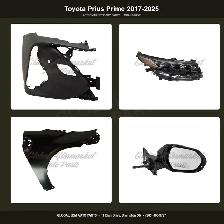 Toyota Prius Prime 2017-2025 Fender Mirror Grille Hood