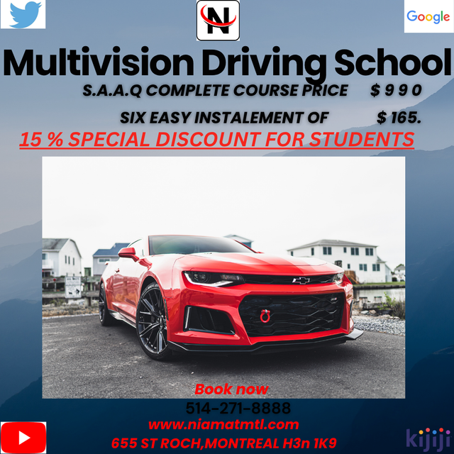 CLASS-5, CAR, FULL DRIVING COURSE FROM S.A.A.Q APPROVED SCHOOL