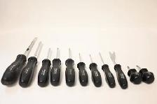 Snap On 11pc Set Screwdriver, trim pad remover, tire core tool - Photo 3