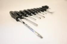 Snap On 11pc Set Screwdriver, trim pad remover, tire core tool - Photo 5