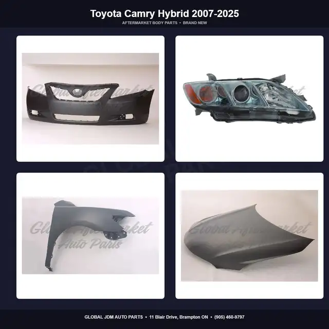 Toyota Camry Hybrid 2007-2025 Grille Bumper Absorber Spoiler