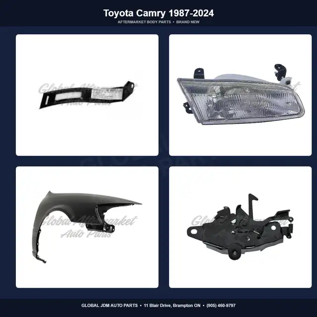 Toyota Camry 1987-2024 Grille Mirror Bumper Spoiler Fender