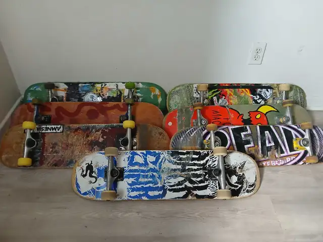7 Skateboard a donner
