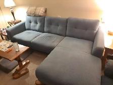 Apartment size sectional sofa.