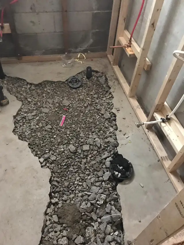Bathroom renovation & basement finishing
