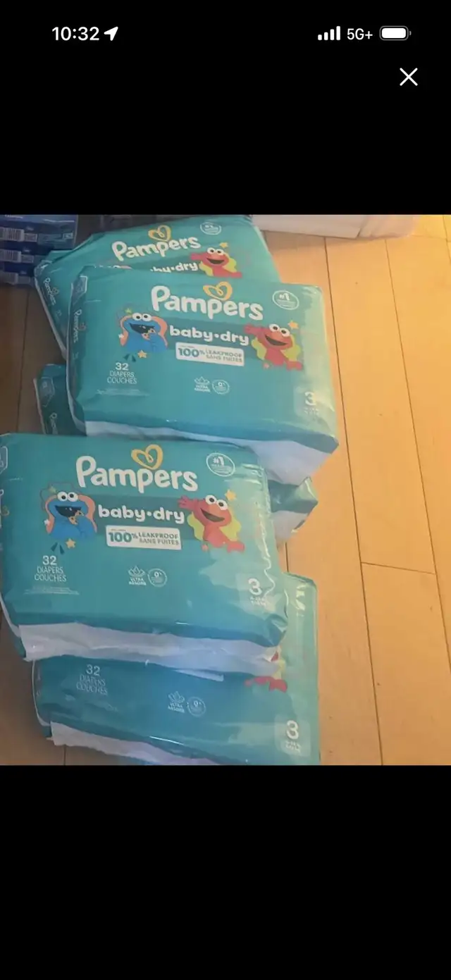 diapers 8$ pack
