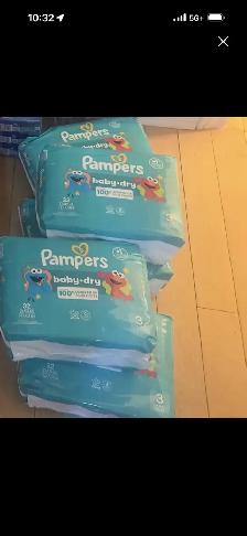 diapers 8$ pack