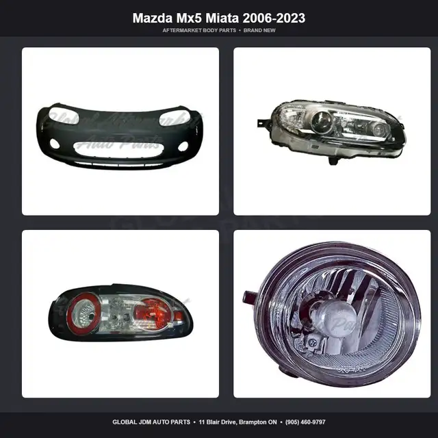 Mazda Mx5 Miata 2006-2023 Fender Bumper Grille Aftermarket