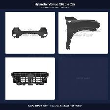 Hyundai Venue 2020-2025 Hood Fender Grille Bumper Absorber