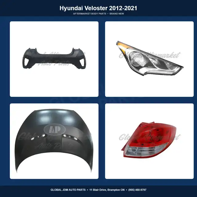 Hyundai Veloster 2012-2021 Hood Mirror Bumper Fender Grille