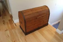 Coffre en bois rond impeccable, ultra propre, 130$ livré si… - Photo 4