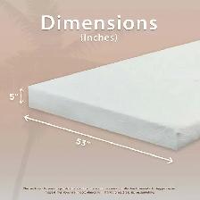 5 Inch High Density Reversible Foam Mattress. - Photo 6