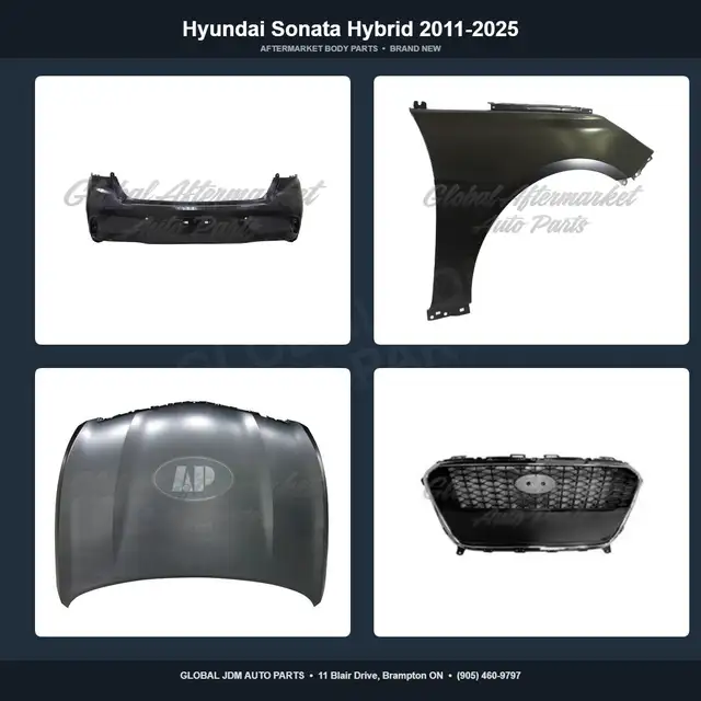 Hyundai Sonata Hybrid 2011-2025 Bumper Hood Grille Fender