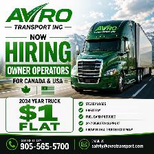 NOW HIRING OWNER OPERATORS – Canada & USA