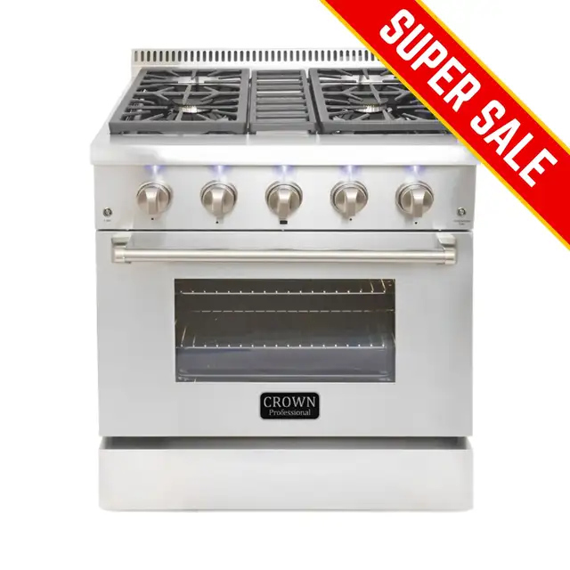 Hight Quality 30" Professional Dual Fuel Gas Range Supper Sale