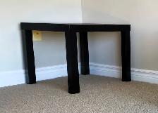 IKEA Black Square Table - Photo 2